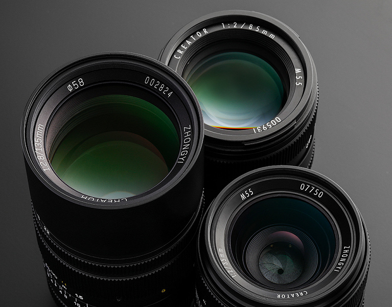 Три модели объективов серии Mitakon Creator вышли в варианте с креплением Fujifilm X