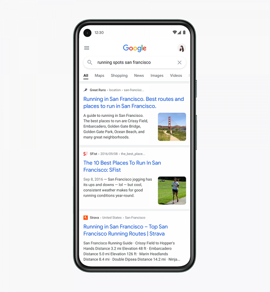 Google запустила кардинально переработанный мобильный поиск