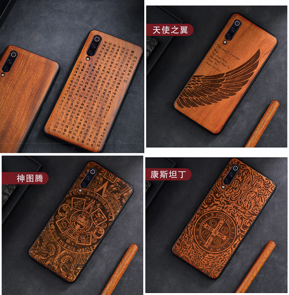 Красивые деревянные чехлы для смартфонов Xiaomi, Redmi и Poco предлагаются по $8,5