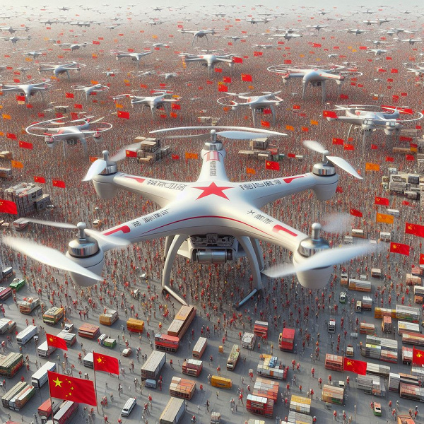 В Китае уже более 1,2 млн дронов, и темпы роста их количества огромны