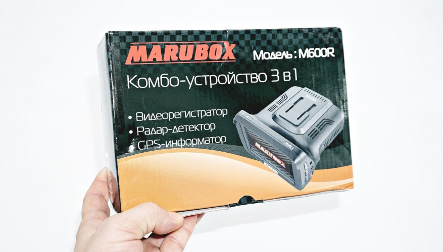 نظرة عامة على DVR combo Marubox M600R (GPS ، كاشف الرادار) 1