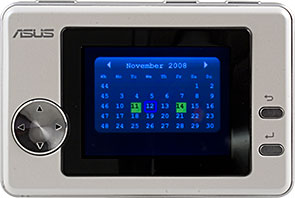Calendar widget on OC Palm