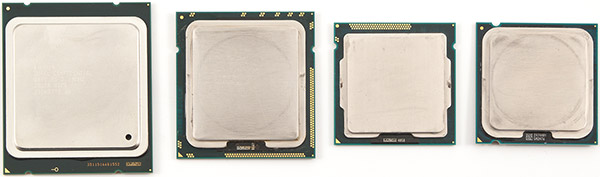 Новый и старые процессоры сверху