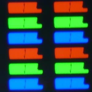 Экран моноблока Lenovo A740, Микрофотографии матрицы