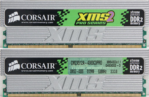 Corsair DDR2-533 XMS2 PRO Modules