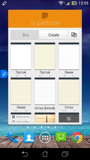 Работа со стилусом Asus Fonepad Note 6