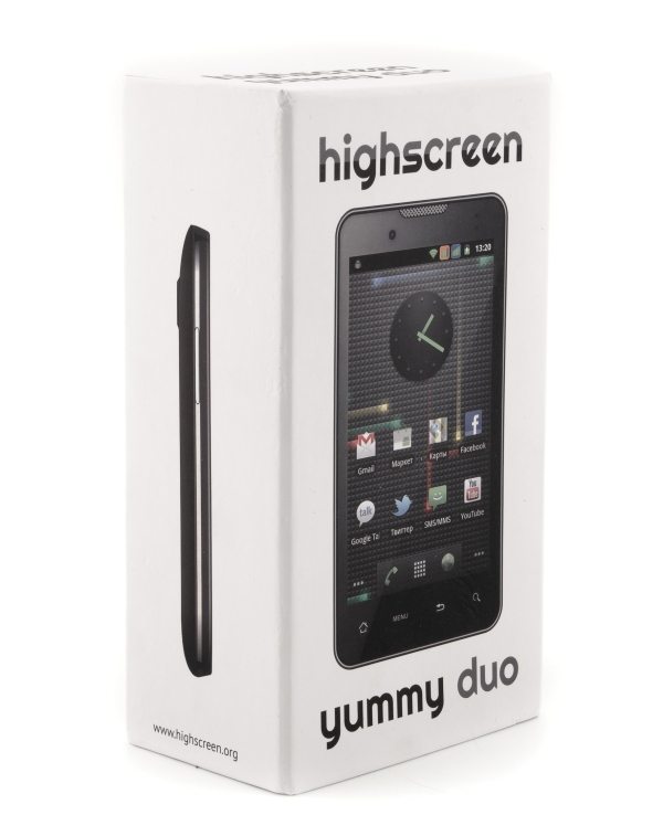 Highscreen Yummy Duo - упаковка