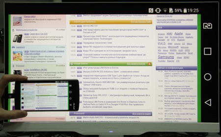 Обзор смартфона LG V10. SlimPort — вывод на монитор