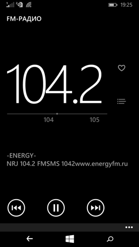 Обзор Microsoft Lumia 640. Скриншоты. FM-радио