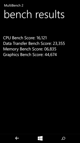 Обзор Microsoft Lumia 640. Скриншоты. MultiBench 2