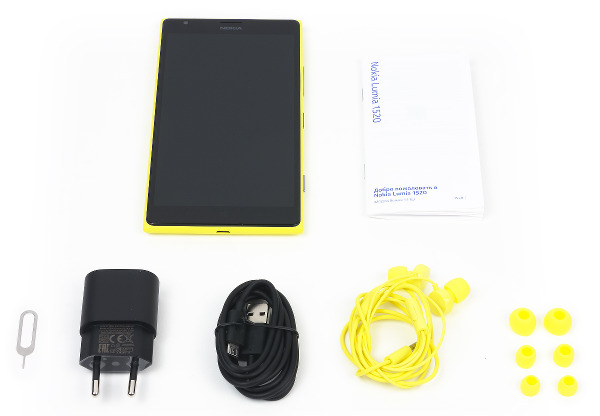 Комплект поставки Nokia Lumia 1520