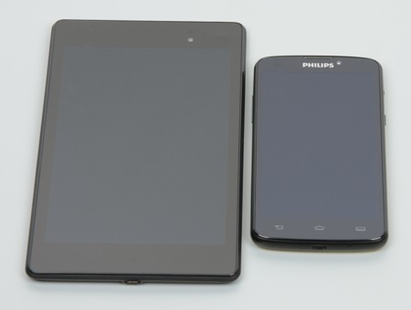 Обзор смартфона Philips Xenium V387. Тестирование дисплея