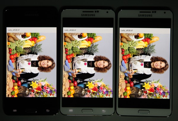 Результаты тестирования экрана Samsung Galaxy Note 3