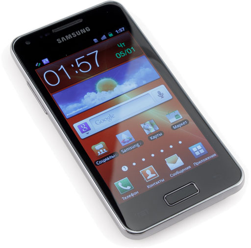 Обзор Samsung Galaxy S Advance. Взгляд на коммуникатор спереди
