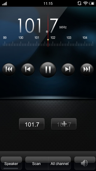 Программа FM-радио в vivo Xplay