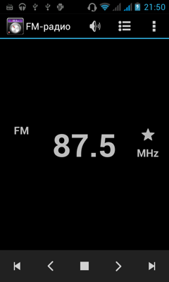 Обзор ZTE V889M. Скриншоты. FM-радиоприемник