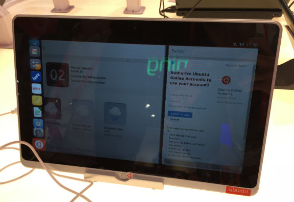 Стенд Ubuntu на Mobile World Congress 2015