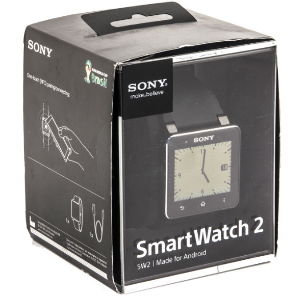 Коробка умных часов Sony SmartWatch 2