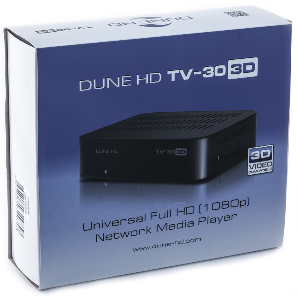 Упаковка плеера Dune HD TV-303D