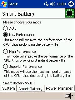 RoverPC Utility, CPU mode