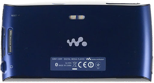 Обзор Обзор Sony Walkman Z. Задняя панель
