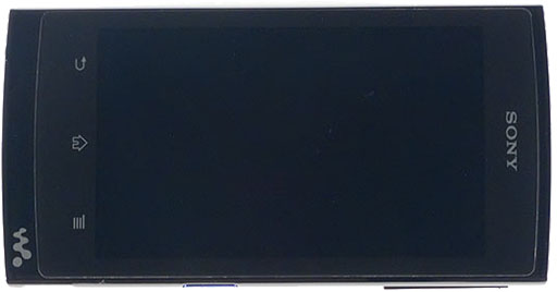 Обзор Обзор Sony Walkman Z. Экран и фронтальная панель