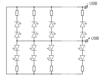 схема подключения светодиодов подсветки