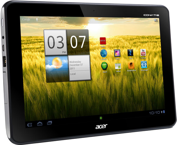 Планшет Acer Iconia Tab A200. В 2012 году Acer продолжает ту же стратегию