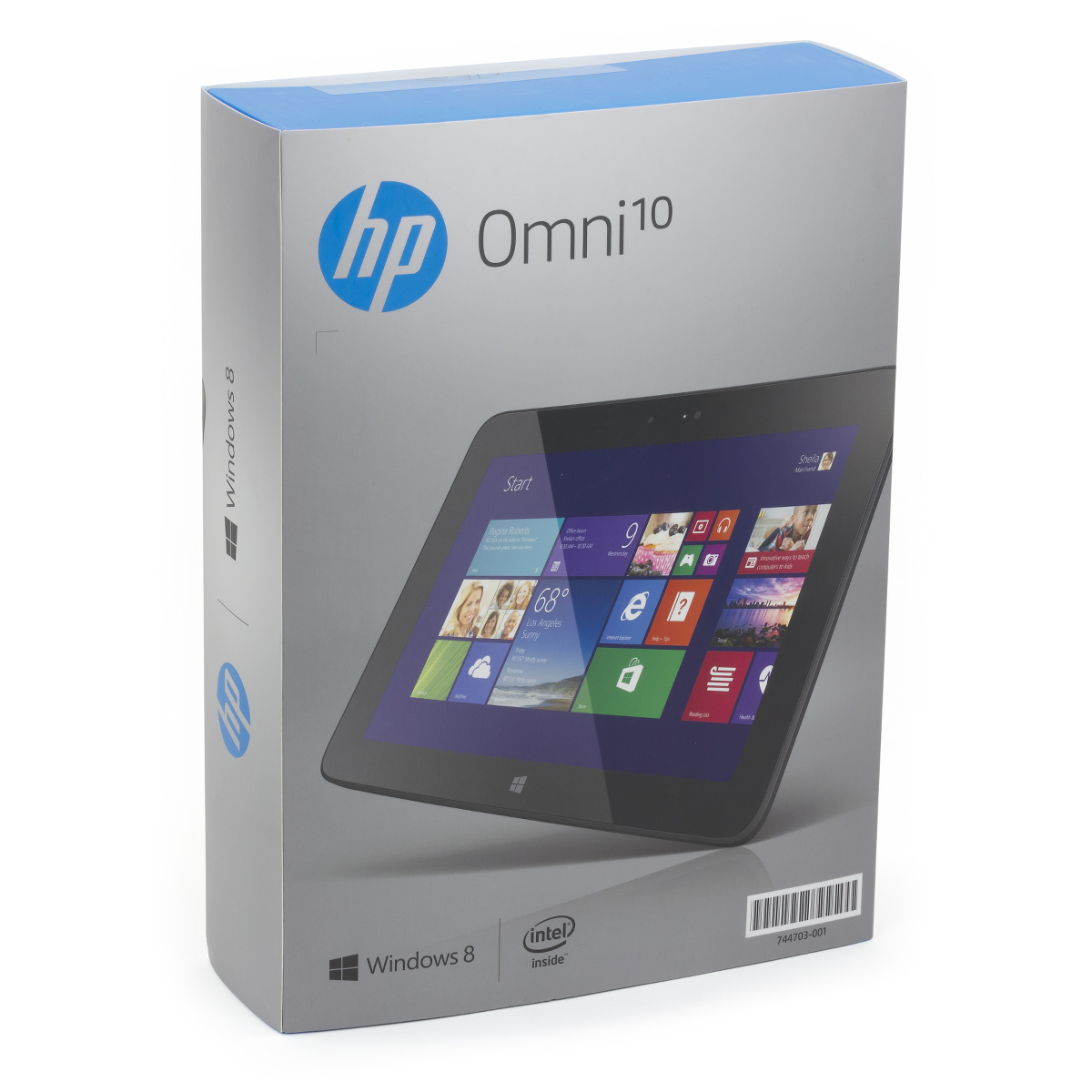 Упаковка планшета HP Omni 10