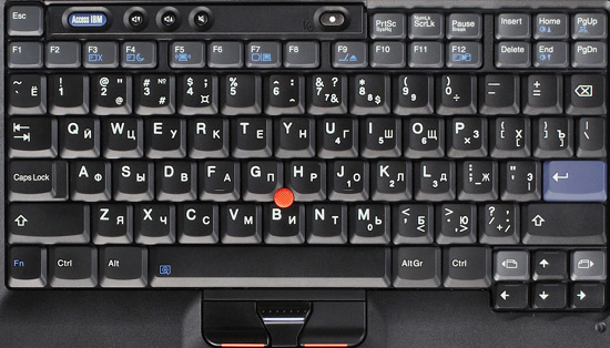 Настройка клавиатуры на ноутбуке