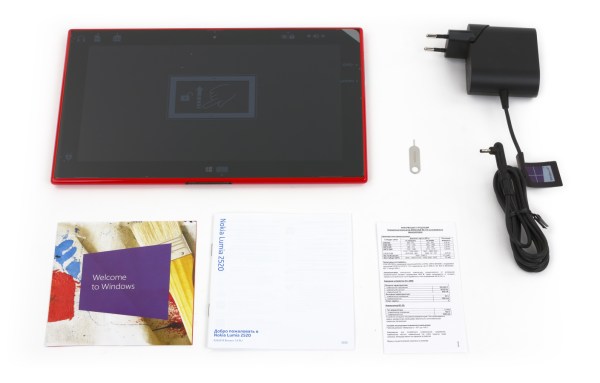 Коробка планшета Nokia Lumia 2520