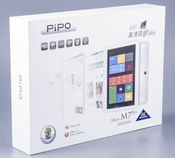 Коробка планшета Pipo Max-M7 Pro