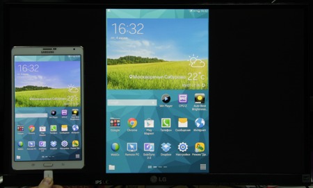 Обзор планшета Samsung Galaxy Tab S 8.4. MHL — вывод на монитор