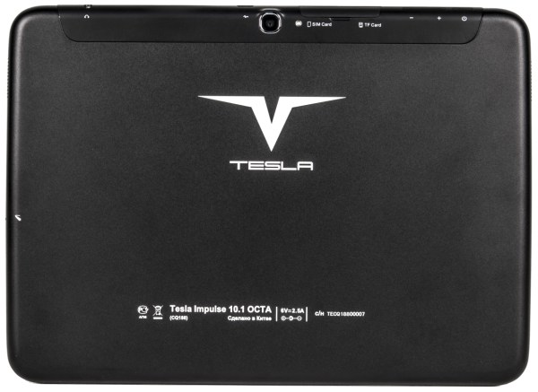 Дизайн планшета Tesla Impulse 10.1 Octa