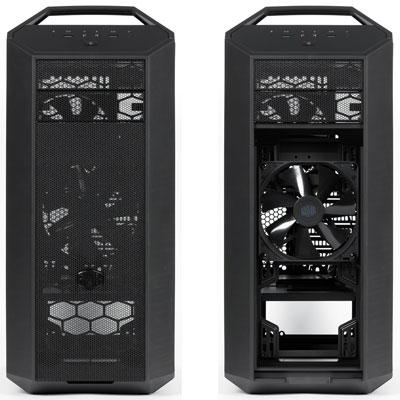 Вид спереди, в том числе со снятыми панелью и фильтром