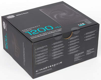Упаковка блока питания Cooler Master MasterWatt Maker 1200 MIJ (MPZ-C002-AFBAT)