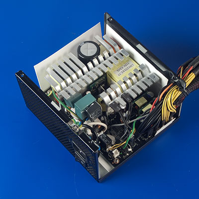 Вид платы блока питания Enhance ATX-0855 (550W, 80Plus Platinum)