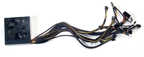 Провода и разъемы блока питания Enhance ATX-0855 (550W, 80Plus Platinum)