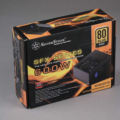 Упаковка блока питания Silverstone SFX Series SX600-G