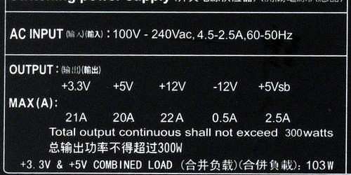 Характеристики блока питания Silverstone ST30SF (SFX)