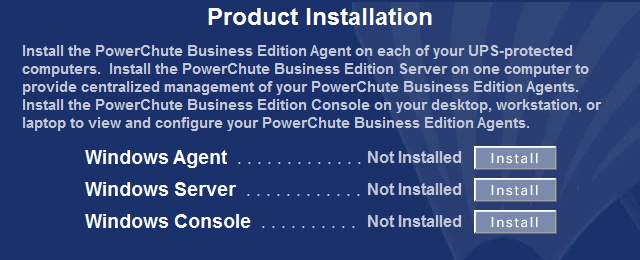 PowerChute Business Edition