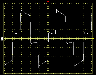 форма сигнала ИБП Krauler Gyper GPR-650 при работе на нагрузку 175 Вт
