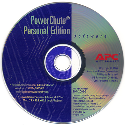 Apc Powerchute Personal Edition 3.0