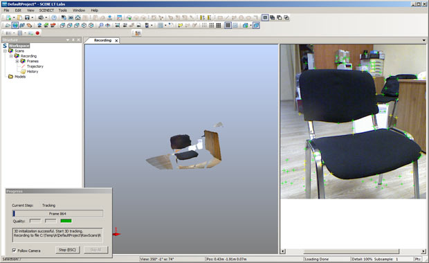 Программа 3D-сканирования Faro Scenect
