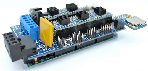 Контроллер Arduino с платой RAMPS и драйверами