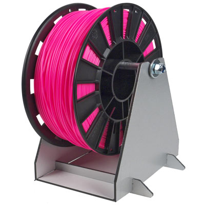 Катушка с пластиком на подставке