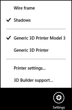 3D-печать в Windows 8.1