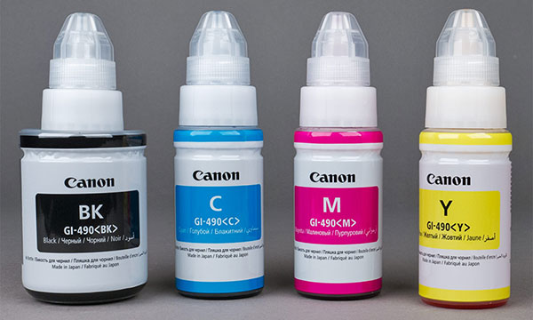 Canon Pixma G, расходные материалы