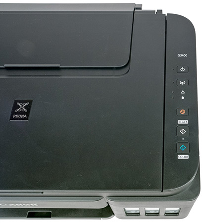 Canon Pixma G3400, панель управления