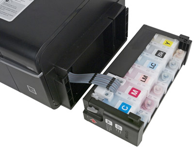 Принтер Epson L800, заправка